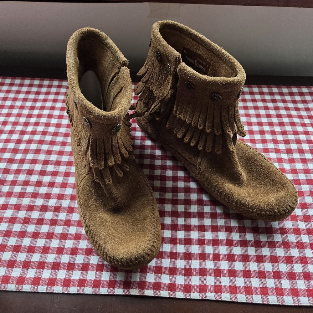 Minnetonka Suede Booties